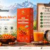 How to choose pure Sea Buckthorn Juice by checking ingredients, added sugar, cold-pressed processing, berry origin and natural oil separation