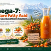 JaiGururs Sea Buckthorn Juice highlighting natural Omega-7 and its nutritional benefits
