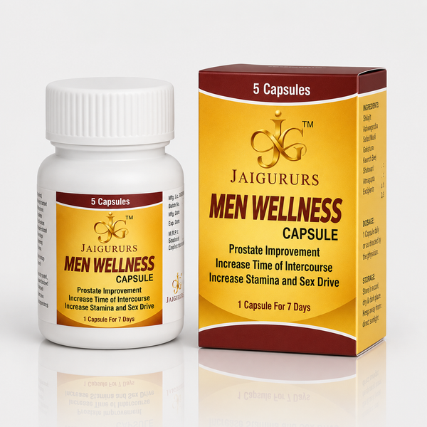 Men Wellness Capsule | Ayurvedic Men's Wellness Formula | 5 Capsules