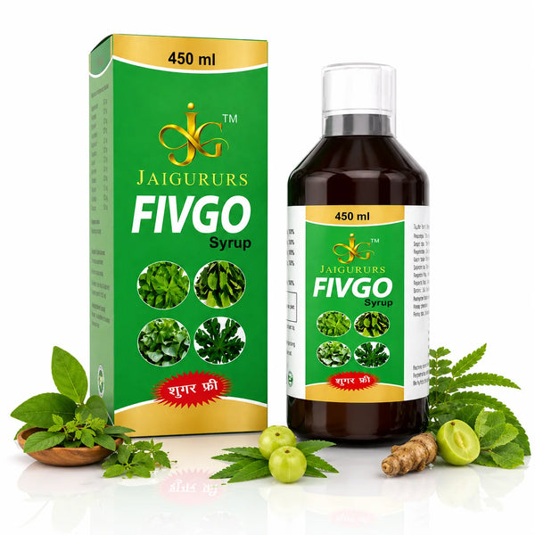 Fivgo Syrup – Herbal Wellness Formula with Giloy & Tulsi 450ml