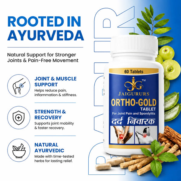Ortho-Gold Tablet | Ayurvedic Joint Wellness Formula | 60 Tablets