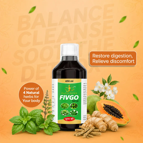 Fivgo Syrup – Herbal Wellness Formula with Giloy & Tulsi 450ml