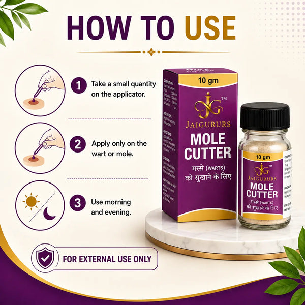 Mole Cutter | Ayurvedic External-Use Skin Formula