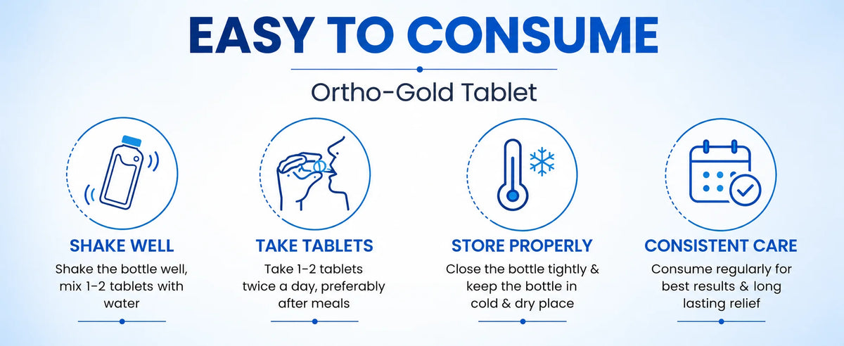 Ortho-Gold Tablet | Ayurvedic Joint Wellness Formula | 60 Tablets