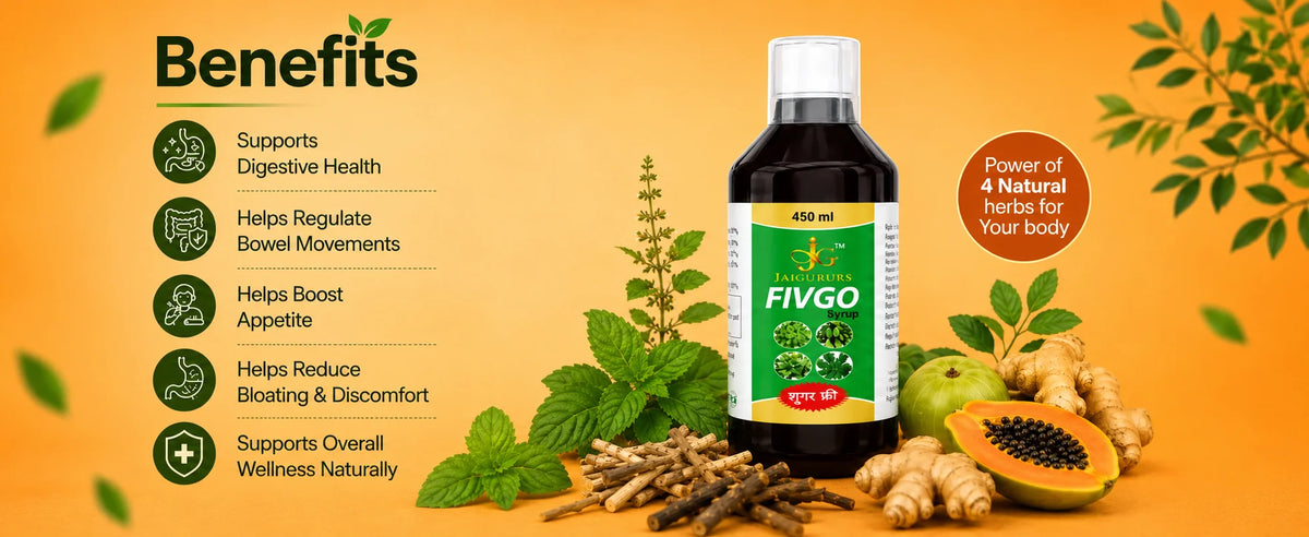 Fivgo Syrup – Herbal Wellness Formula with Giloy & Tulsi 450ml