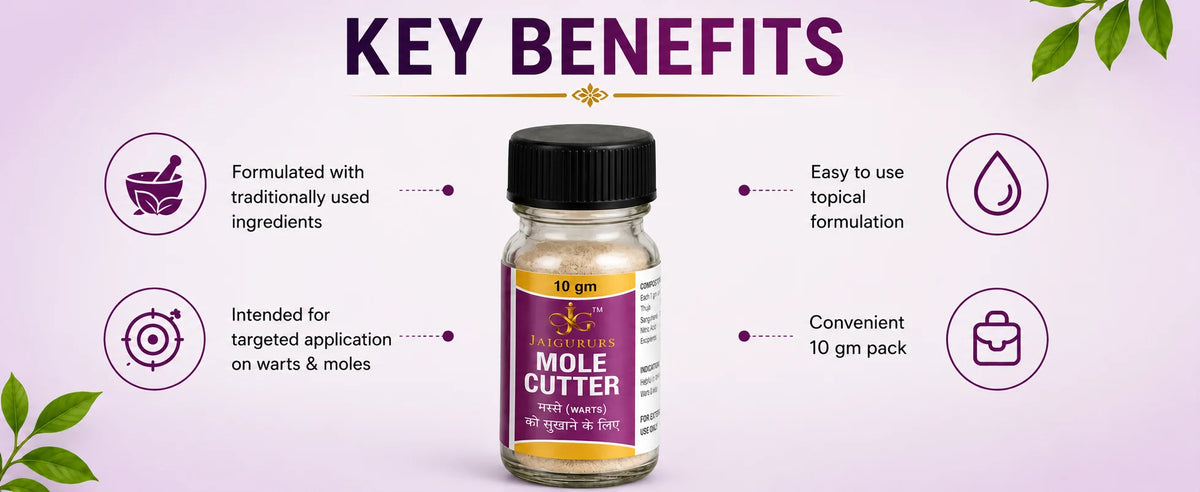 Mole Cutter | Ayurvedic External-Use Skin Formula