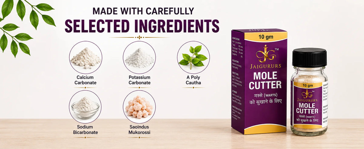 Mole Cutter | Ayurvedic External-Use Skin Formula